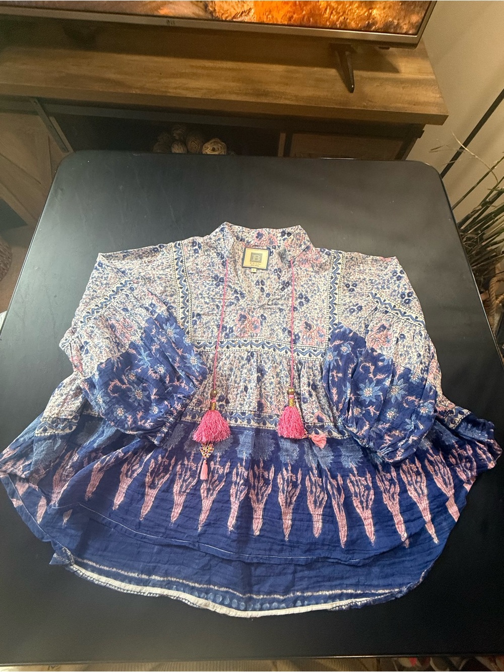 BELL BY ALICIA BELL Blue Stella Top
